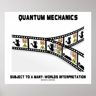 Poster Interprétation de Quantum Mechanics Many Worlds