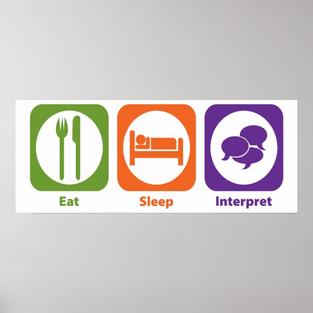 Poster Interprétation du sommeil (Devant)