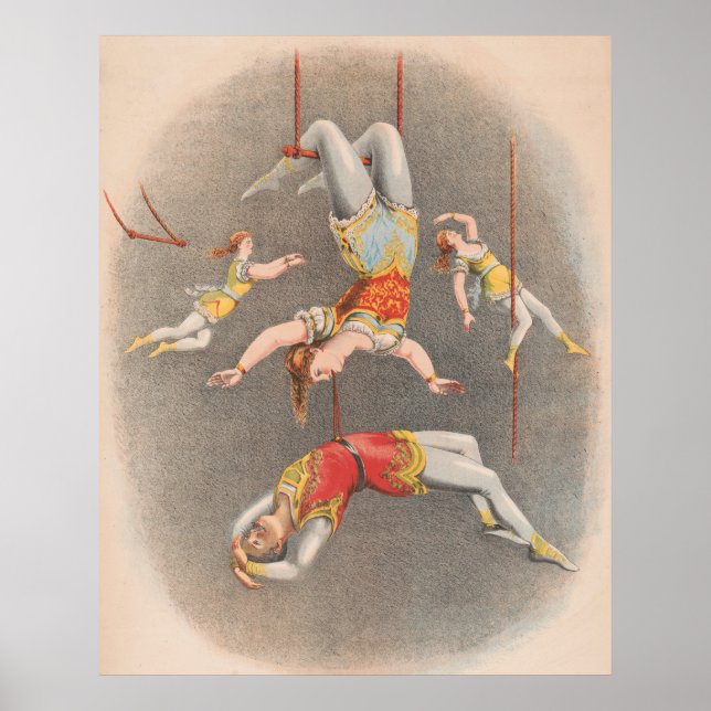 Poster Interprètes De Trapeze Hommes Et Femmes (Devant)