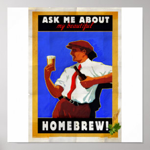 Poster Interrogez-moi au sujet de mon brew à la maison