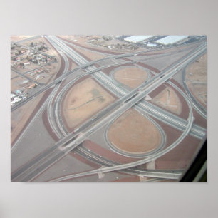 Poster Interstate 15 & 215 Freeway Loop Las Vegas