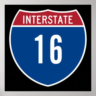 Poster Interstate 16