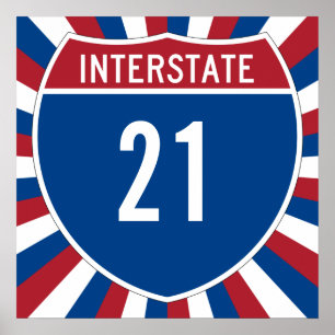 Poster Interstate 21