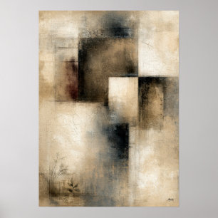 Poster Intervalles Silencieux Abstraction Architectural