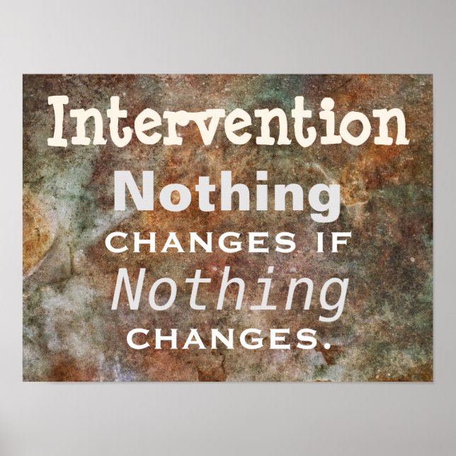 Poster Intervention : Pensée pour l'affiche du jour (Devant)