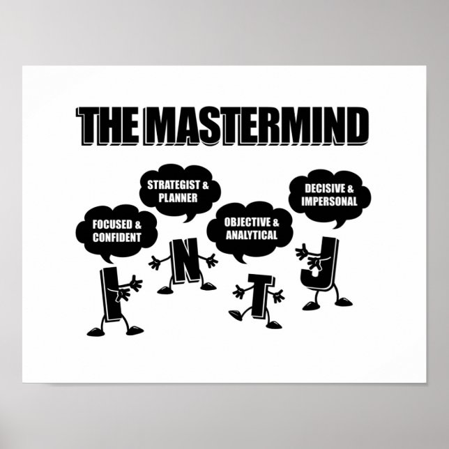 Poster INTJ - L'affiche du cerveau - Image #2 (Devant)