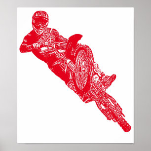 Poster Intoxiqué de Moto