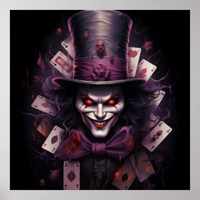 Poster Intrigue du Joker dans le Jeu de Cartes (Devant)