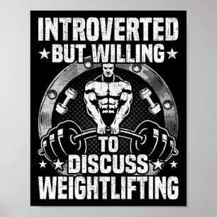 Poster Introverted, Mais Prêt À Discuter De L'Habillement