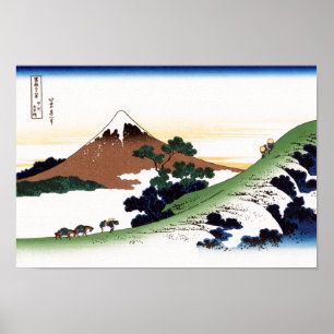 Poster Inume Pass Koshu Hokusai Japanese Fine Art