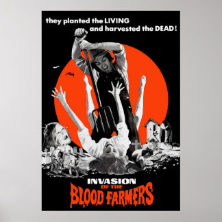 Poster Invasion des producteurs de sang