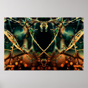 Poster Invasion d'insectes