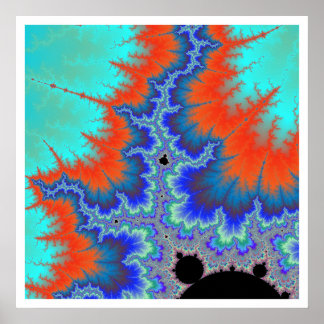 Poster Inversion orange