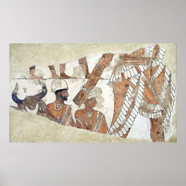 Poster Investiture du roi par la déesse Ishtar (Devant)