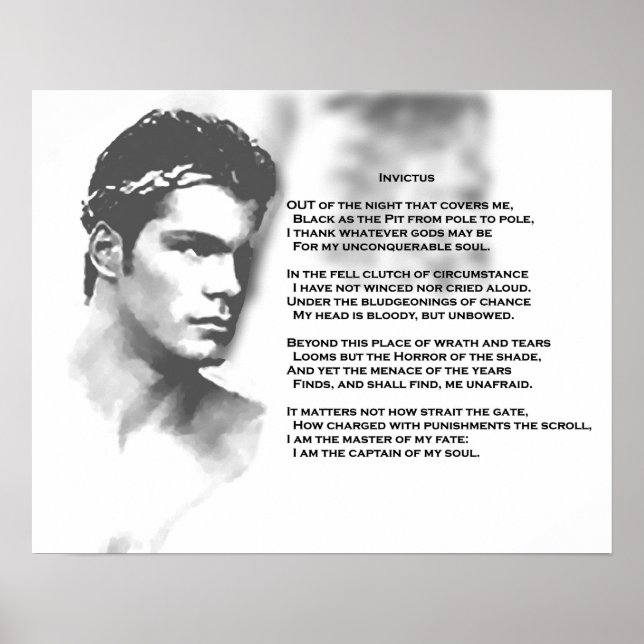 Poster Invictus (Devant)