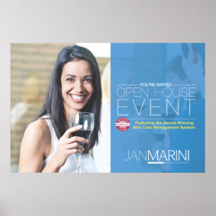 Poster Invitation 45x30 de Chambre ouverte "