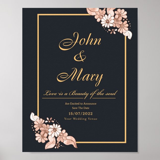 Poster Invitations de la fête de graduation simple et mod (Devant)