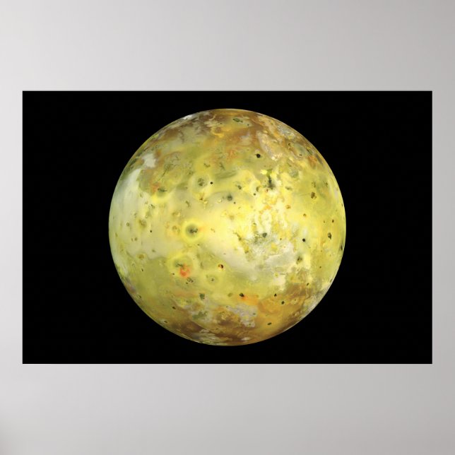 Poster Io (Lune de Jupiter) (Devant)