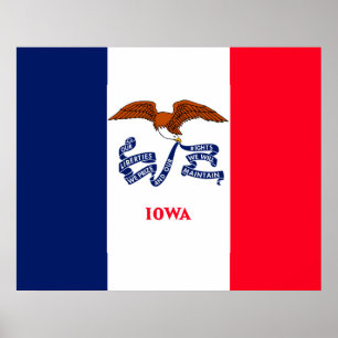 Poster Iowa State Flag Design