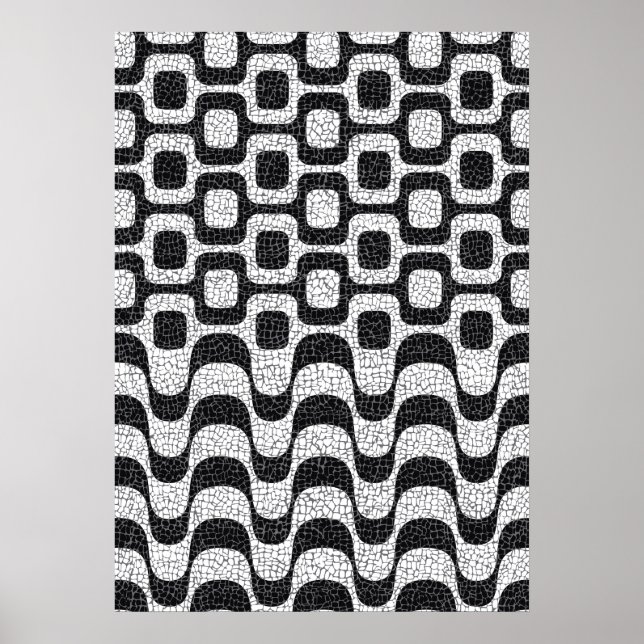 Poster Ipanema / Copacabana Boardwalk (Devant)