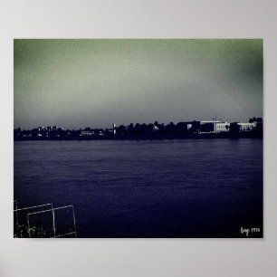 Poster Irak ancien Bagdad fleuve forat