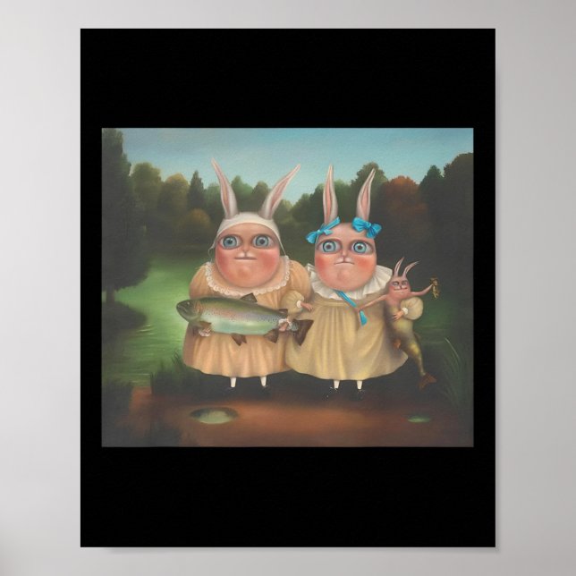 Poster Irena Aizen lapins mignonne Lapin Lover Pâques (Devant)