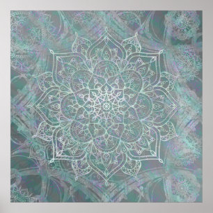 Poster Iridescent Shtoujours Mandala Boho Chic