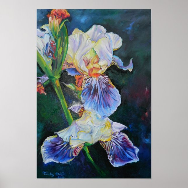 Poster "Iris I" (Devant)