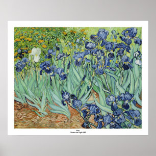 Poster Iris par Vincent van Gogh