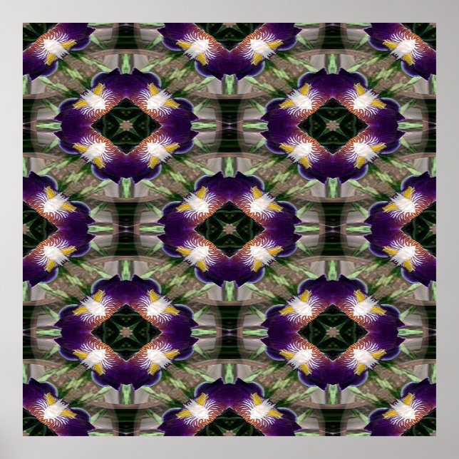 Poster Iris Wreath.... (Devant)