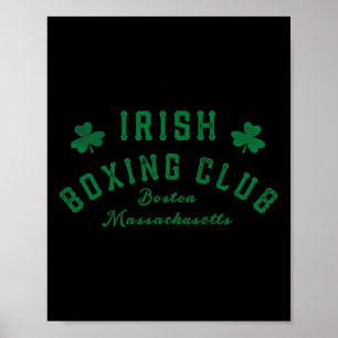 Poster Irish Boxing Club - Boston Machusetts 2