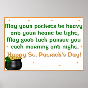 Poster Irish Proverbe 6 Print