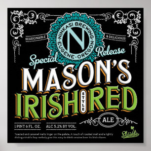 Poster Irish Red Ale