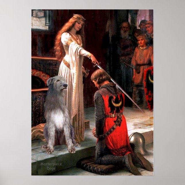 Poster Irish Wolfhound 1 - L'Accolade (Devant)