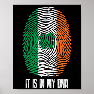 Poster Irlandais PrIde Irlande Il Est Dans Mon ADN
