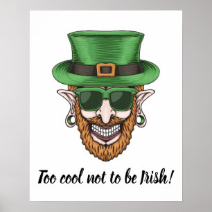Poster Irlandais trop Cool