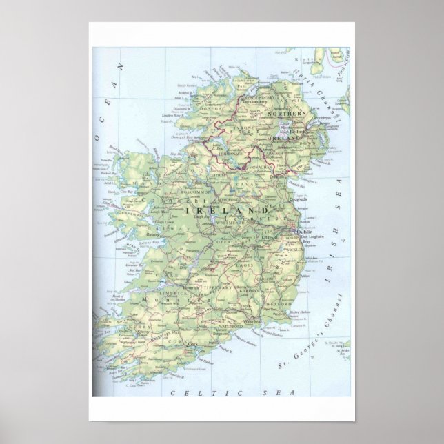 Poster Irlande (Devant)