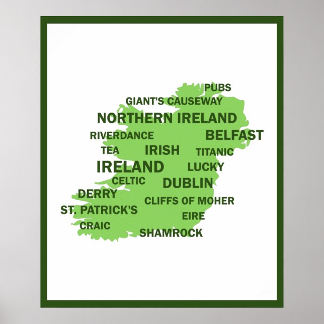 Poster Irlande (Devant)
