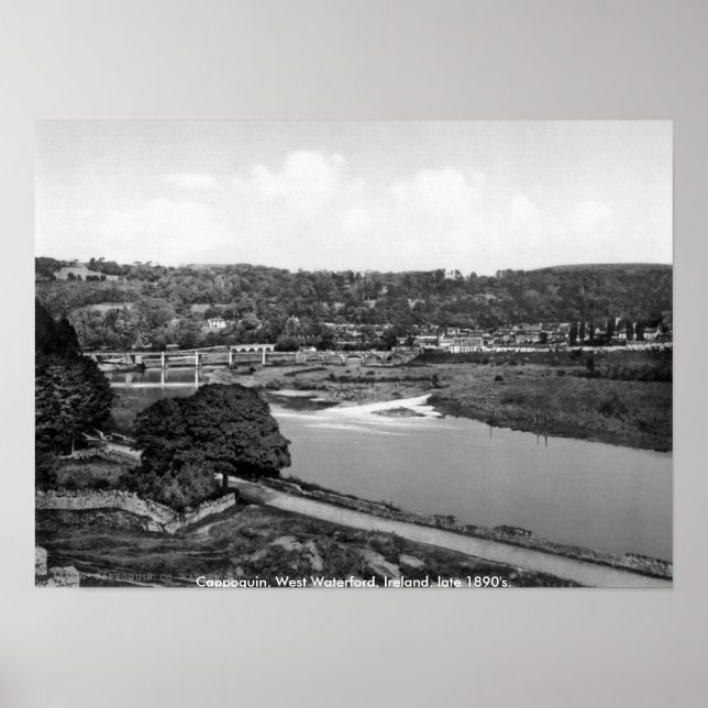 Poster Irlande, Cappoquin, West Waterford, ancienne impre (Devant)