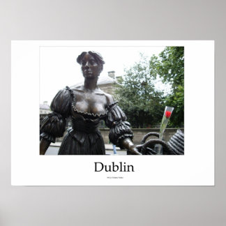 Poster Irlande (Dublin) - Molly Malone Statue