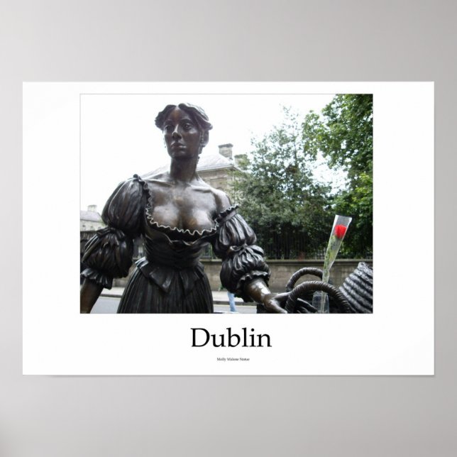 Poster Irlande (Dublin) - Molly Malone Statue (Devant)