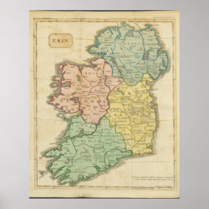 Poster Irlande en 1810