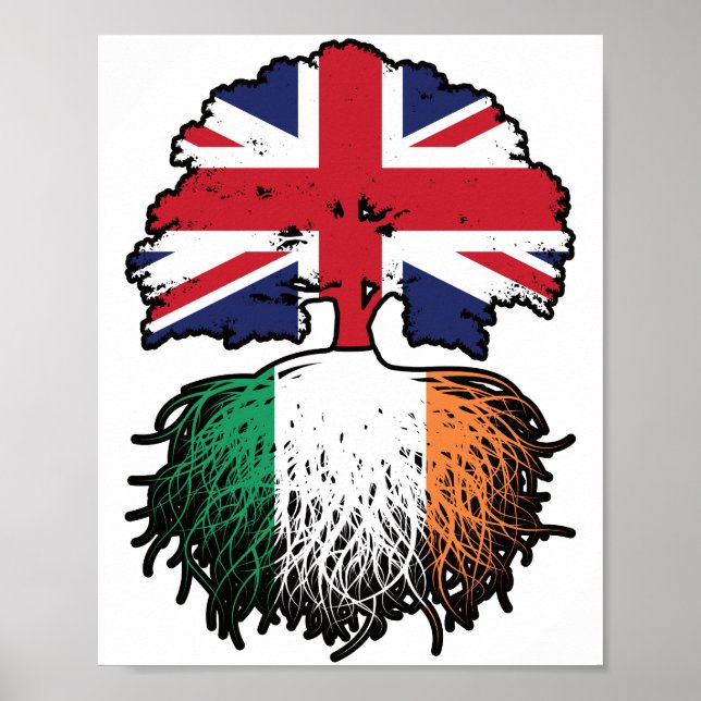 Poster Irlande Irlande Royaume-Uni Royaume-Uni Royaume-Un (Devant)
