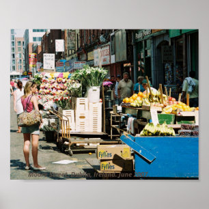 Poster Irlande, Moore Street Dublin été 2007