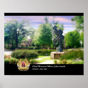 Poster Iron Mike avec USASOC Sine Pari (personnaliser)