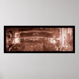 Poster Iroquois Theater Fire Photo 1903