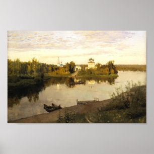 Poster Isaac Levitan-Vesper carillons