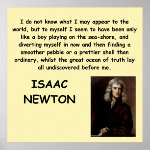 Poster isaac newton