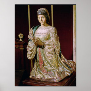 Poster Isabella de Castille dans la prière, 1520-22