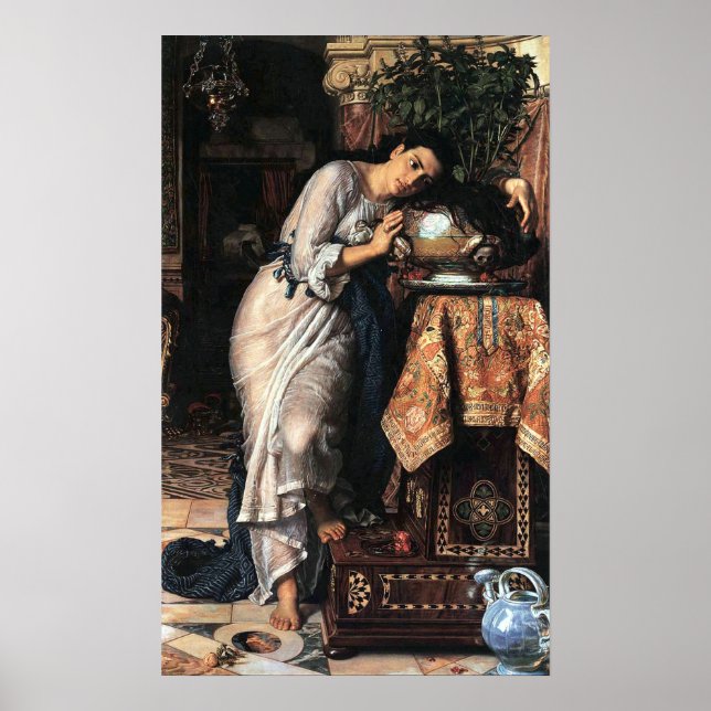 Poster Isabella et le Pot de Basil par William Hunt (Devant)